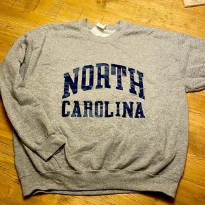 Heather Grey North Carolina Sweater UNC